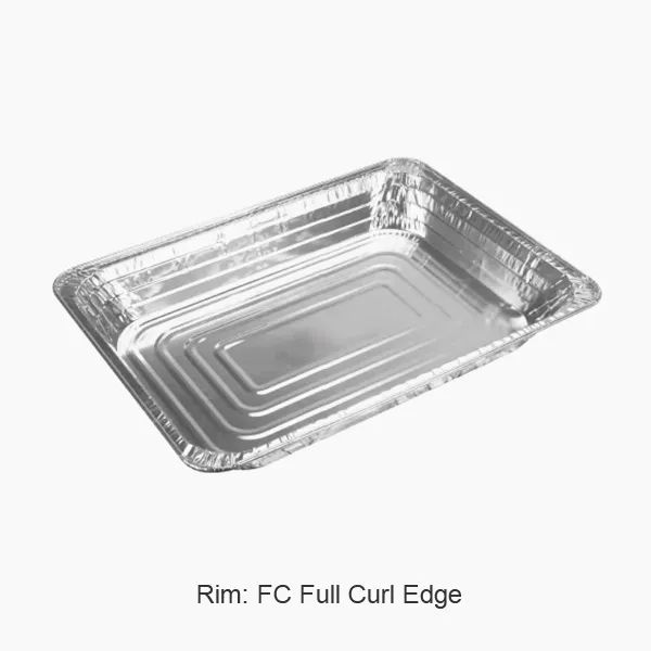 Velké jednorázové podnosy z hliníkové fólie