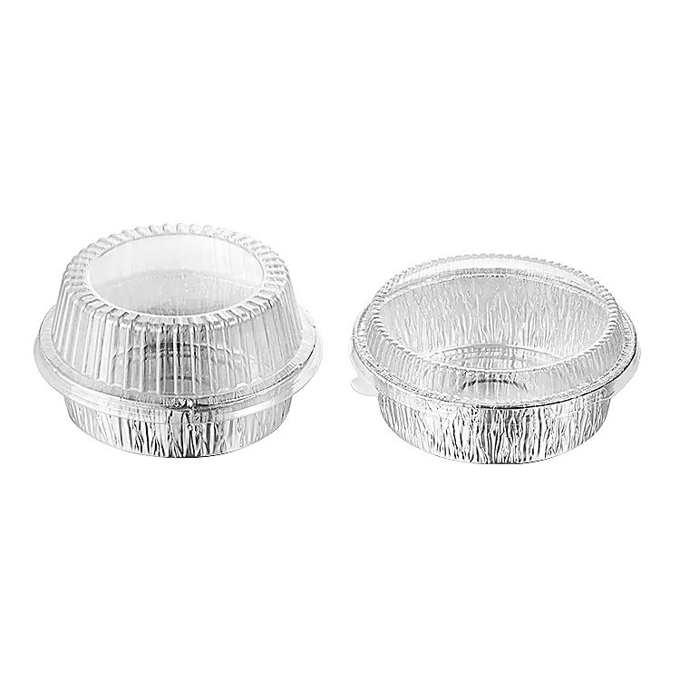 Kulaté podnosy z hliníkové fólie