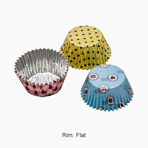 Kulatý pohár z čokoládové fólie